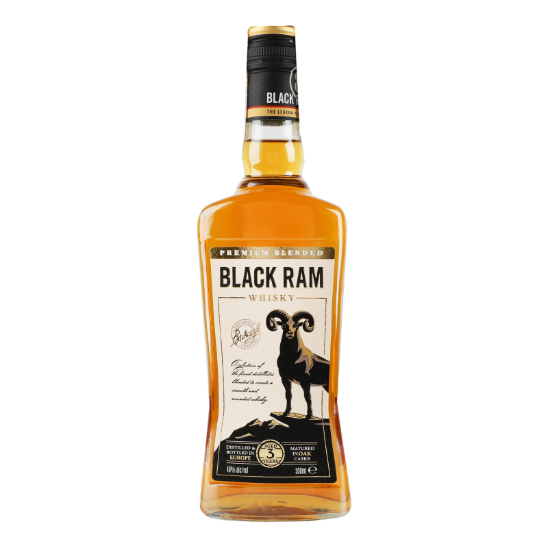 Виски 0.5л 40% Black Ram бут Black Ram(3800032050090): купить в ...