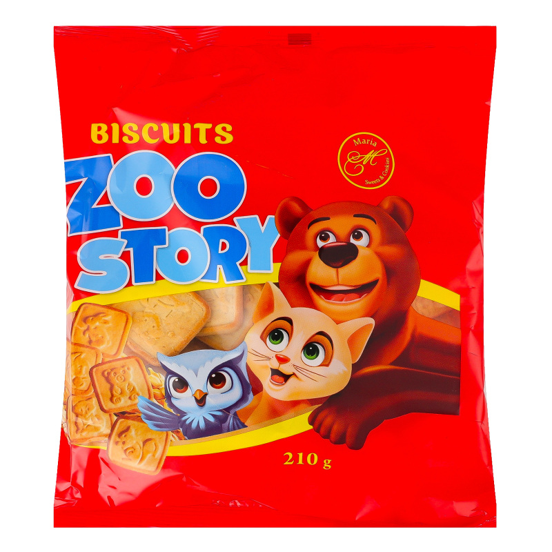 Печиво цукрове Zoo story Maria м/у