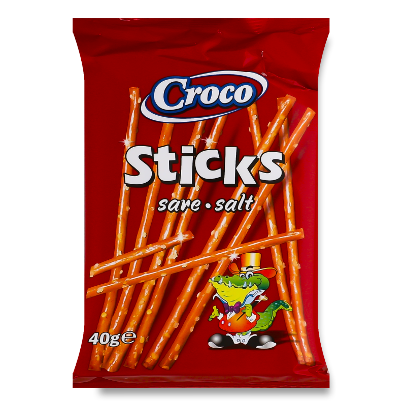 Соломка Sticks солена 40г Croco
