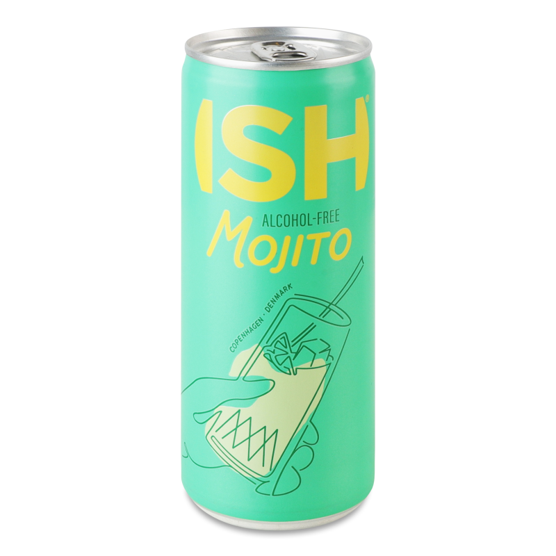 Напій безалкогольний Mojito газований 250мл ж/б ISH