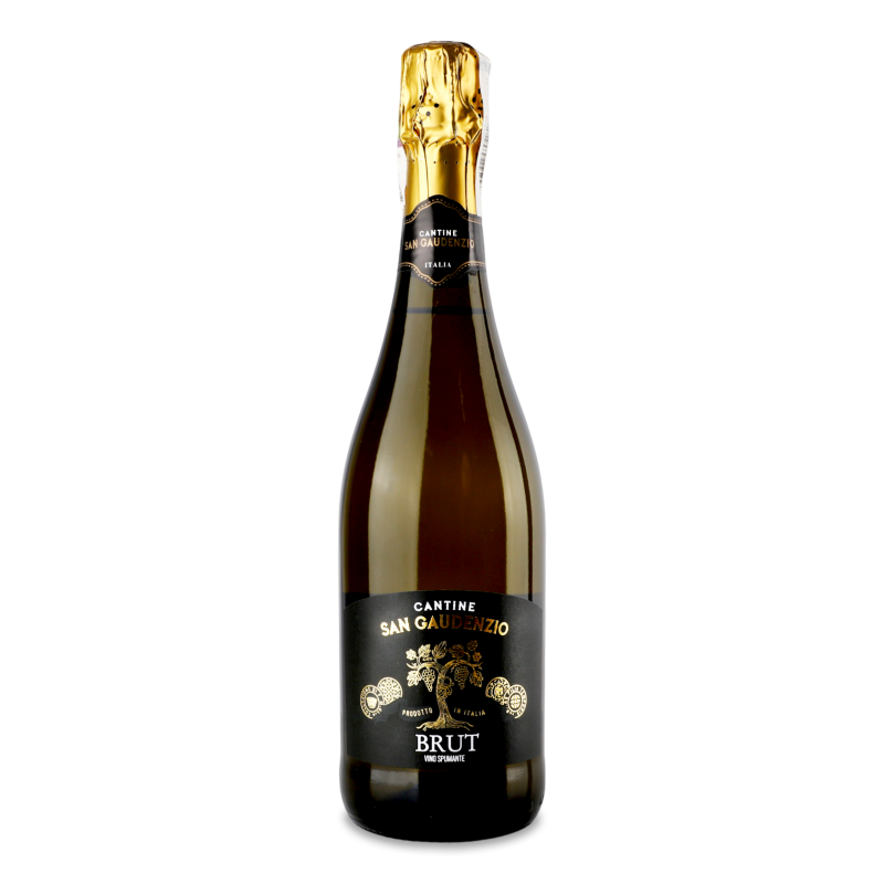 Вино ігристе Brut Spumante біле сухе 10,2-11,8% 0,75л Cantine SanGaudenzio
