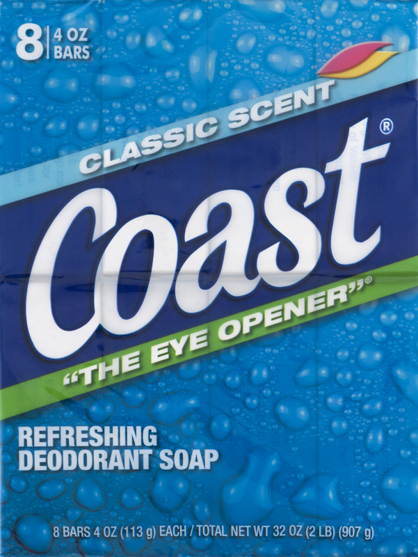 Coast Refreshing Deodorant Soap - Classic Scent By Coast For Unisex 8 X 4 Oz Soap