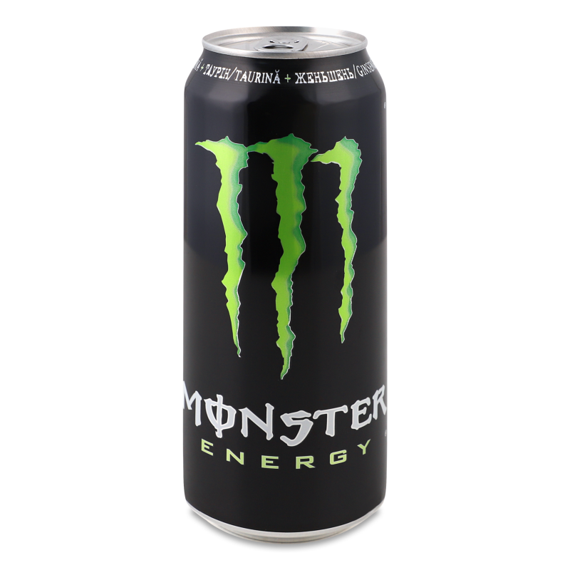 Напій енергетичний безалкогольний сильногазований 500мл ж/б Monster Energy