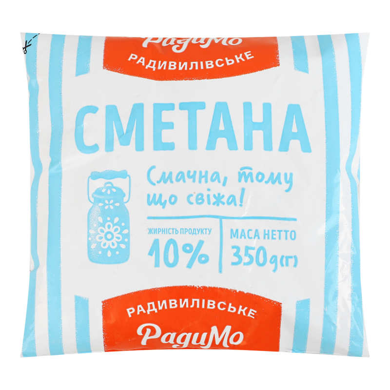 Сметана 10% РадиМо м/у