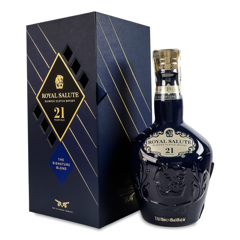 Віскі 21рік 40%0,7л коробка Royal Salute