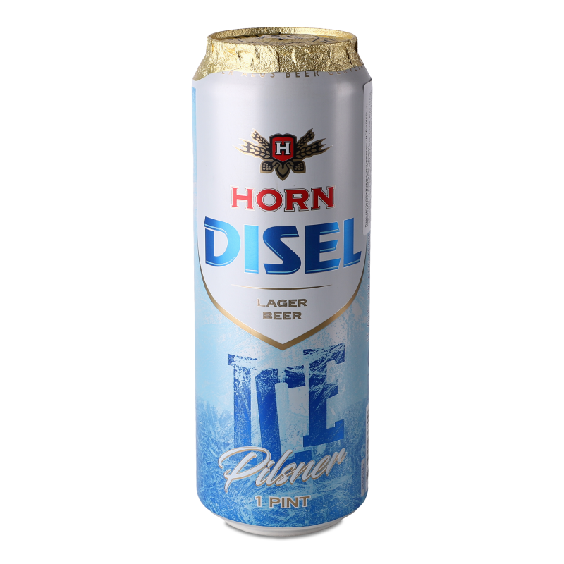 Пиво Ice Pilsner світле 4,7% 0,568л ж/б Horn Disel