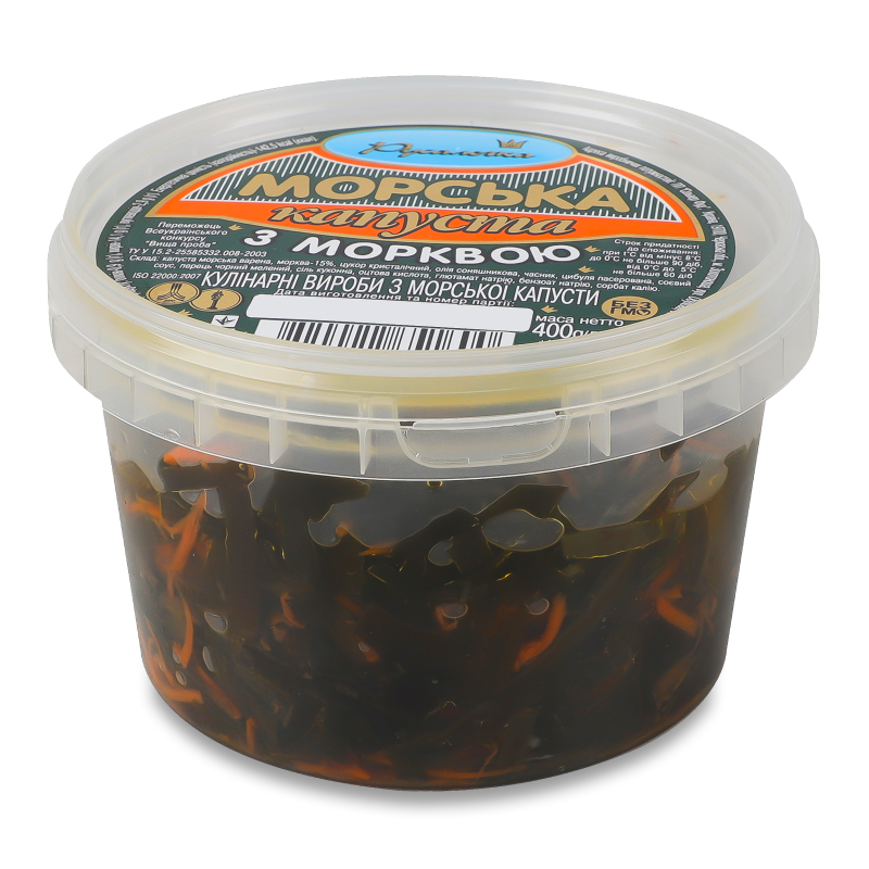 Капуста морська з морквою 400г Русалочка