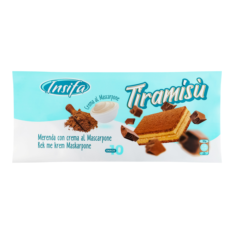 Тістечко з кремом маскарпоне Tiramisu Insifa м/у