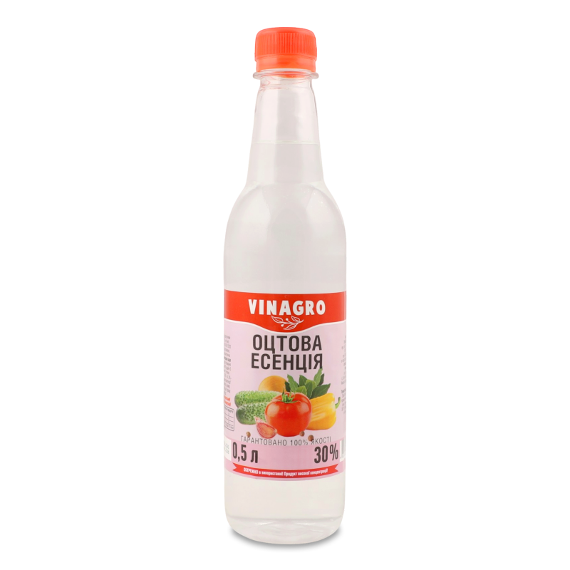 Есенція оцтова 30% 0,5л пет Vinagro