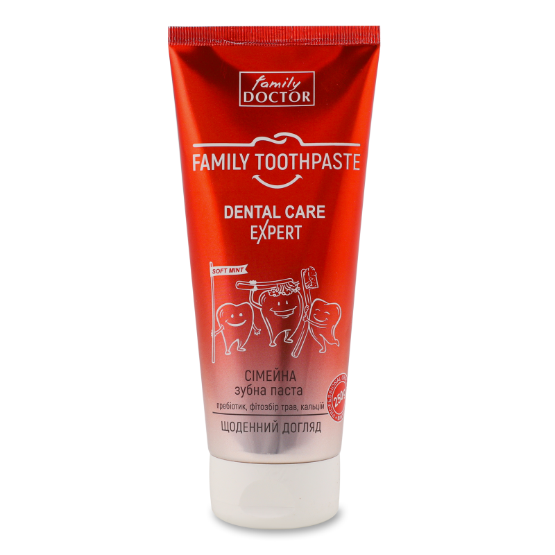 Паста зубна Dental care 250г Family Doctor