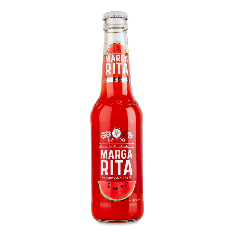 Коктейль слабоалкогольний Margarita газований 4,7% 0,33л скло A. Le Coq