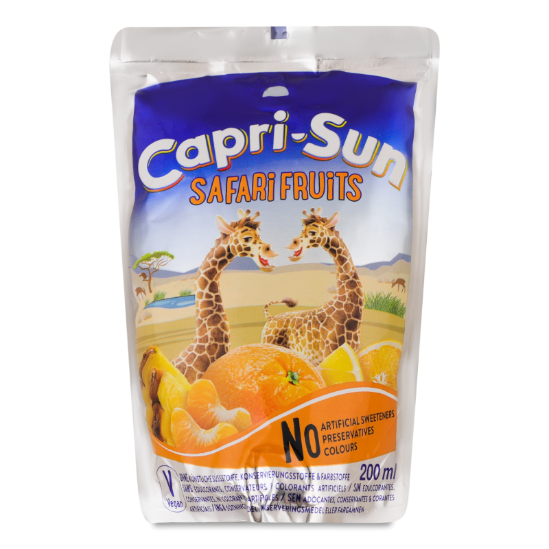 Напій соковмісний Фруктове сафарі 200мл Capri-Sun