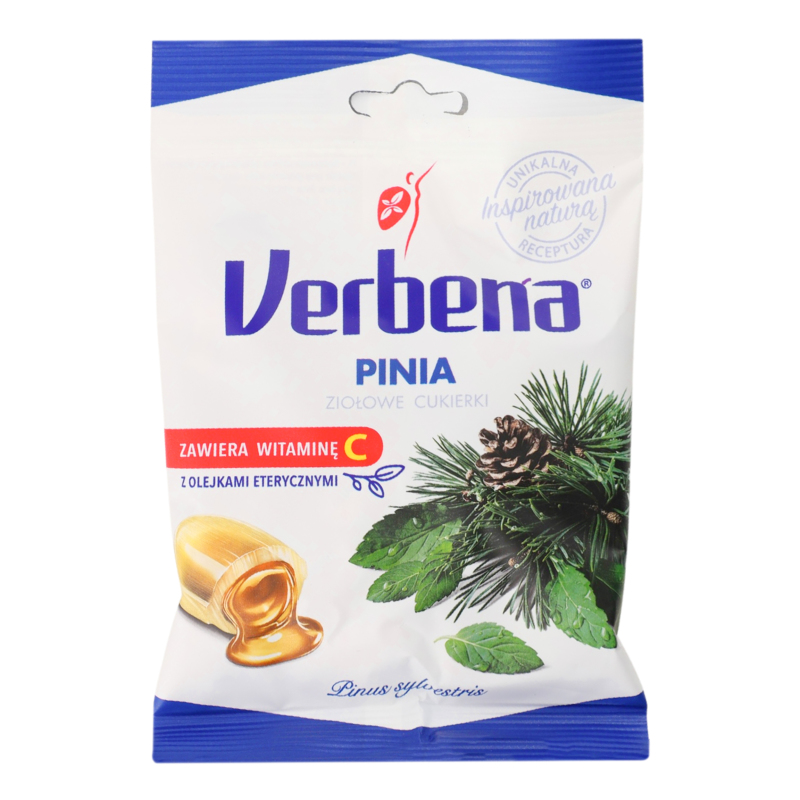 Цукерки м'які з сосновою начинкою з вітаміном C Verbena м/у