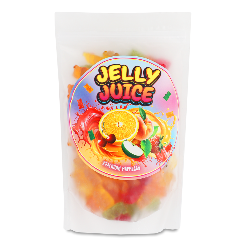 Мармелад желейний Funny Bears Мультифрукт з натуральним соком 300г Jelly Juice