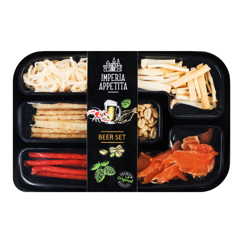 Тарелка Beer set Imperia Appetita лоток 165г Imperia Appetita