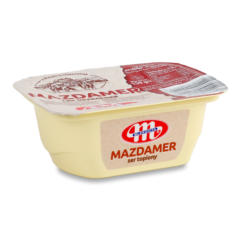 Сир плавлений Mazdamer 25% 150г Mlekovita