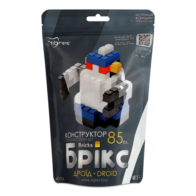 Конструктор Bricks Дроїд 85елементів Tigres