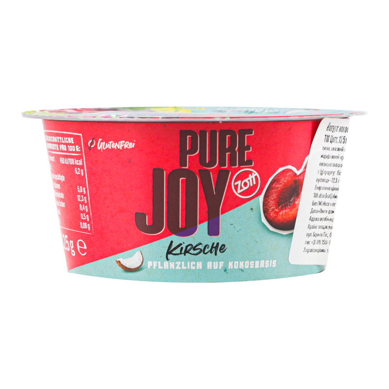 Йогурт кокосовий зі смаком вишні Pure Joy ст