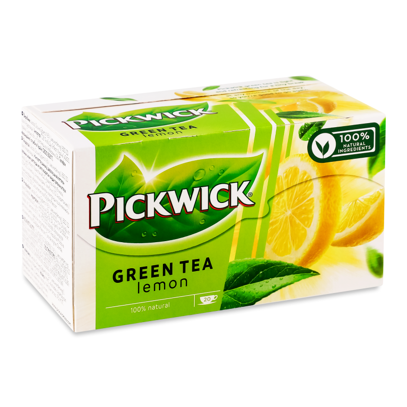 Чай зелений з лемонграсом та цедрою лимона 20*2г Pickwick