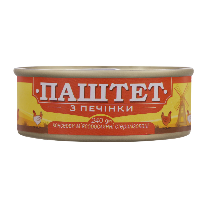 Паштет из печени Онисс ж/б 240г No Brand(4820007993572): купить в ...