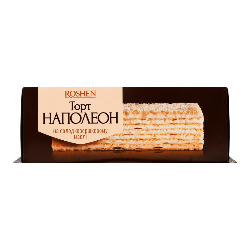 Торт на солодковершковому маслі Наполеон Roshen к/у