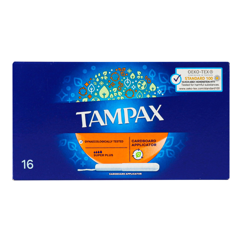 Тампони Super plus Tampax 16шт Tampax 4015400075110: купить в интернет ...