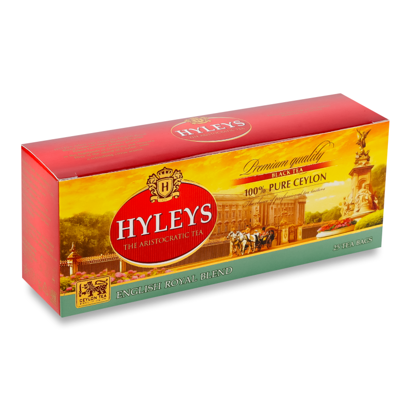 Чай Англійський королівський купаж чорний 25*2г Hyleys