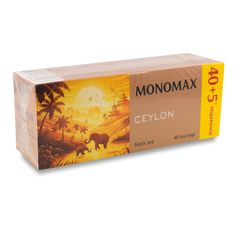 Чай Ceylon чорний дрібний 45*2г Monomax