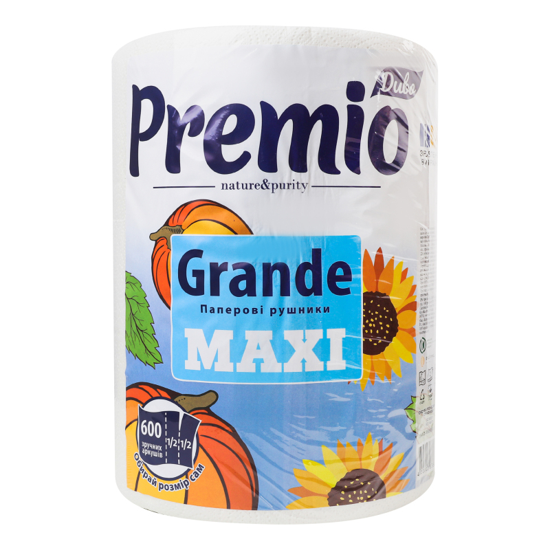 Полотенце бумажное 2-х слойное Maxi Grande Premio Диво 1шт Диво ...