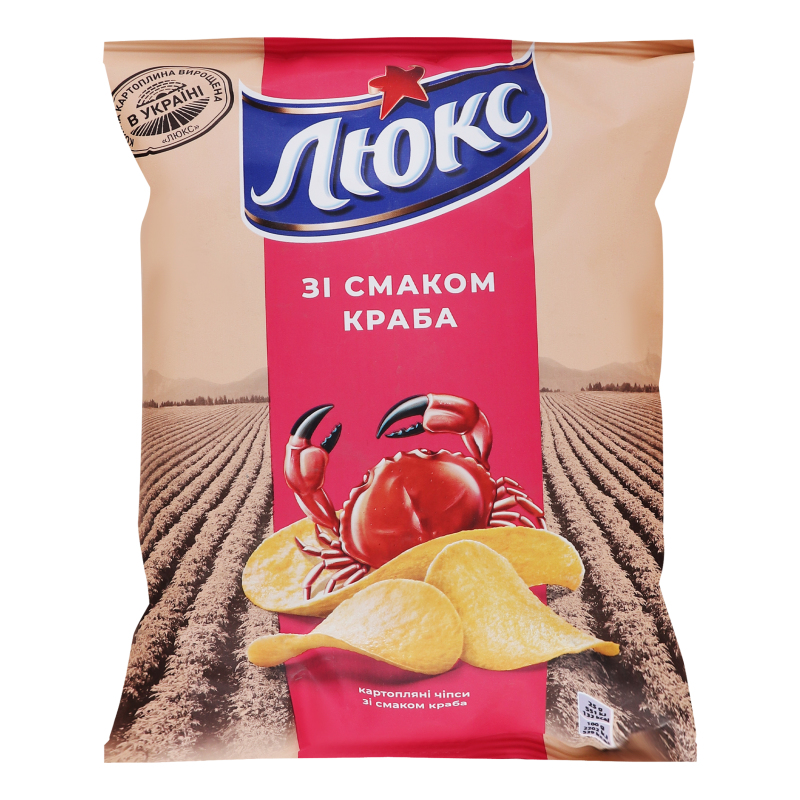 Чіпси картопляні Краб Люкс м/у