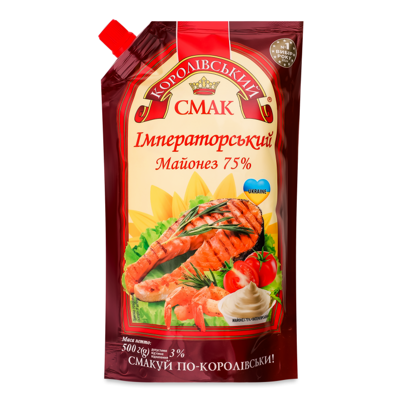 Майонез Імператорський 75% 500г д/п Королівський смак