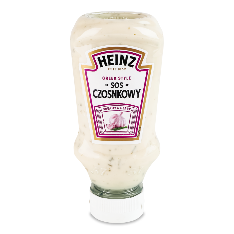 Соус Часниковий 220мл пет перевернутий Heinz