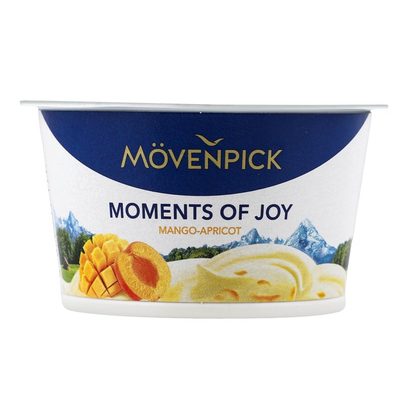 Йогурт 5% Mango-apricot Moments of joy Movenpick ст 100г Movenpick