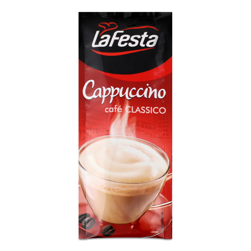 Напій кавовий Cappuccino класичний розчинний 12,5г стік La Festa