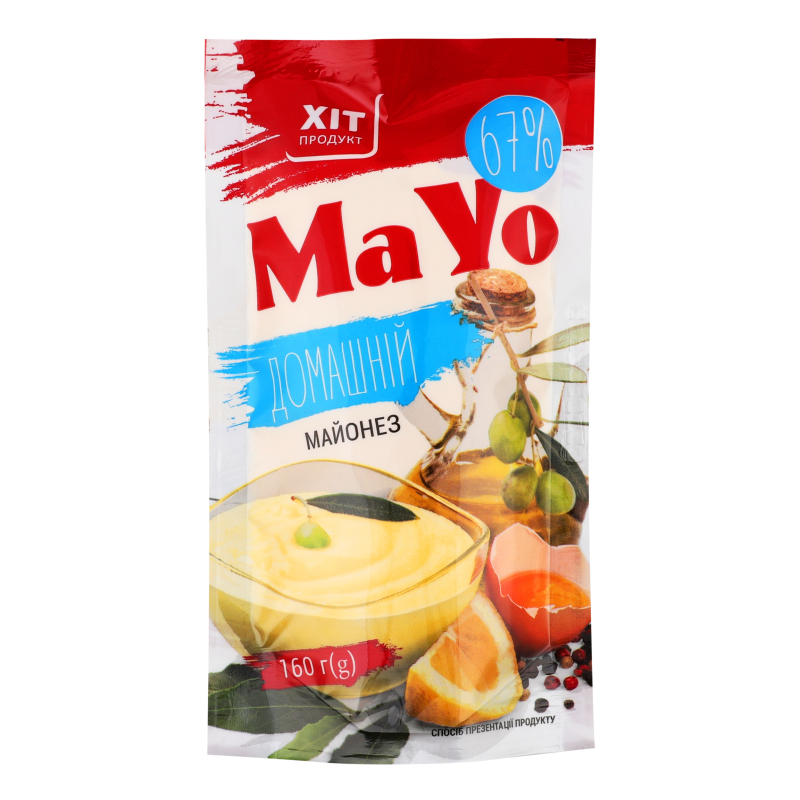 Майонез 67% Домашній MaYo Хіт продукт д/п