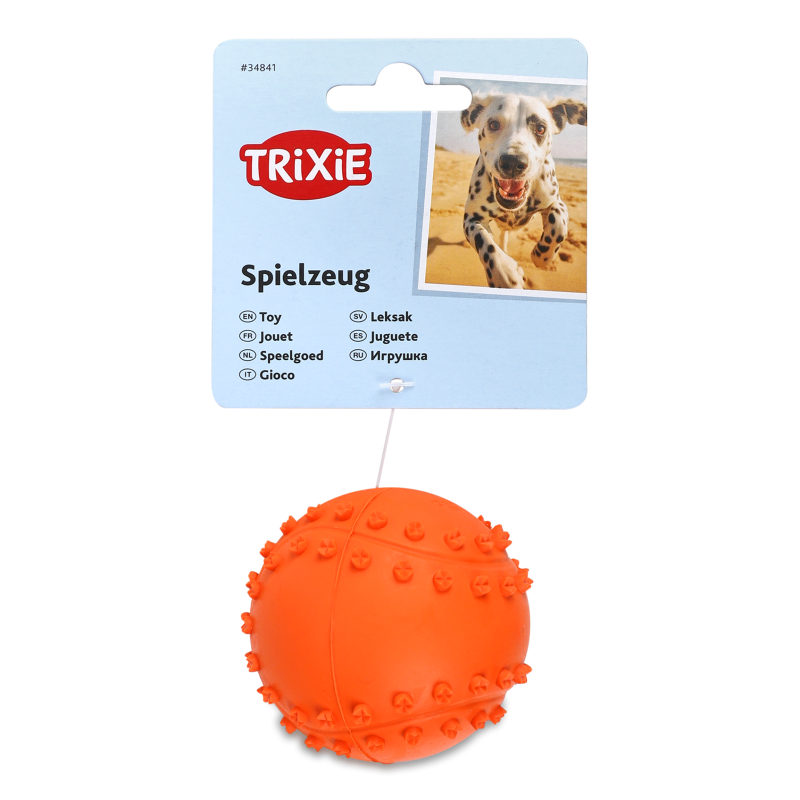 Іграшка д/собак М”яч гума з пищавкою 6см Тріксі
