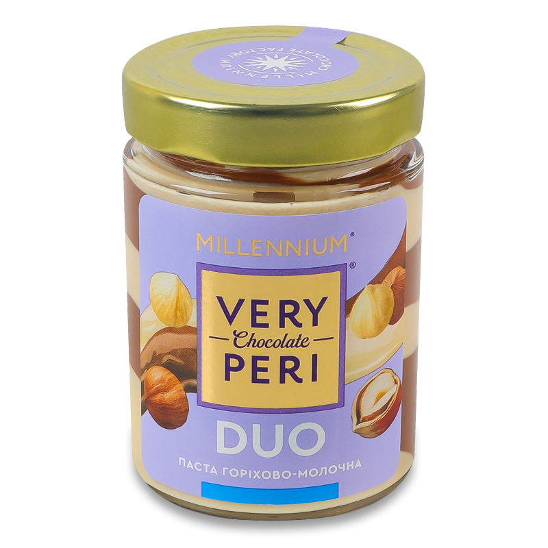 Паста горіхово-молочна Very Peri Duo 360г твіст/б Millennium