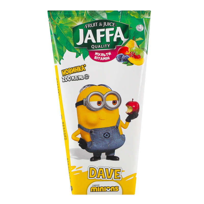 Нектар из смеси фруктов пастеризованный Мультивитамин Jaffa т/п