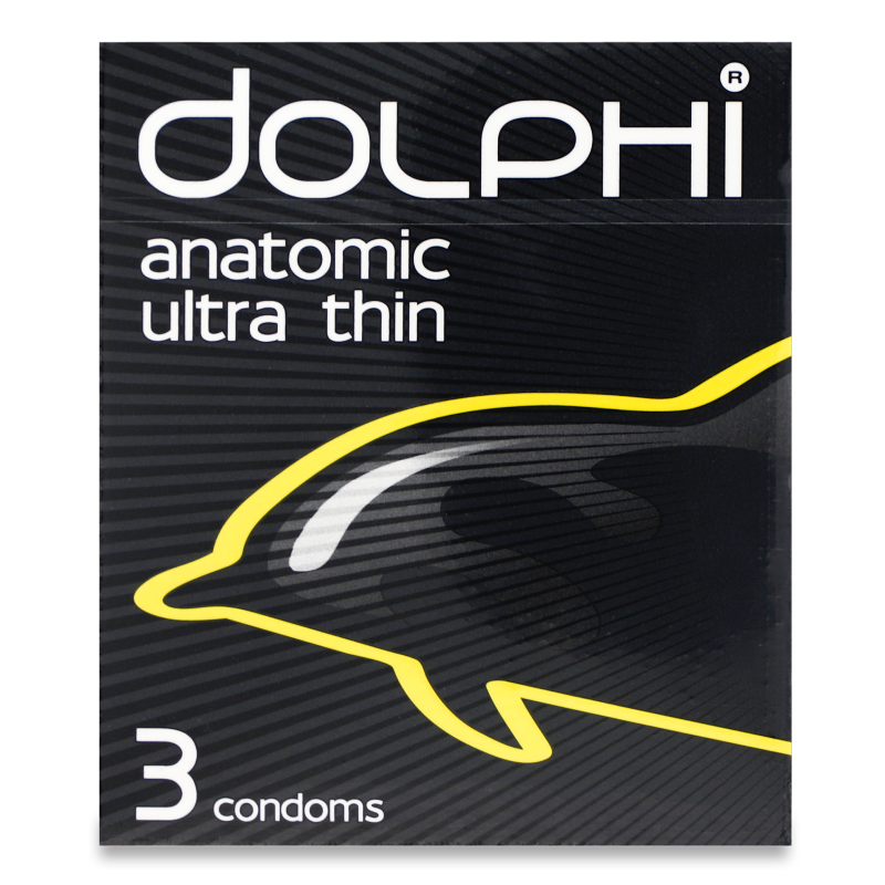 Презервативи Анатомічні надтонкі 3шт Долфі