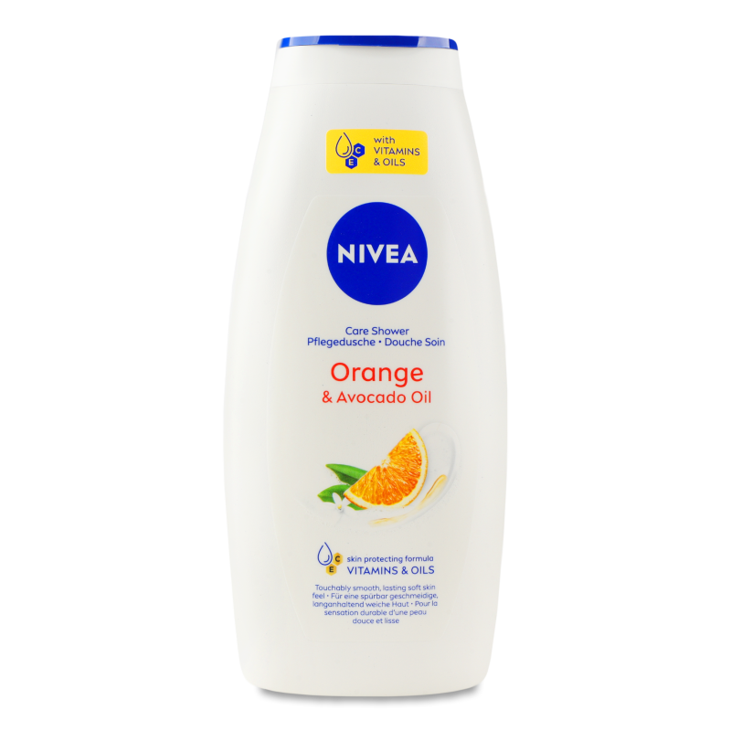 Гель-догляд д/душу Апельсин та олія авокадо 750мл 81085 Нівея