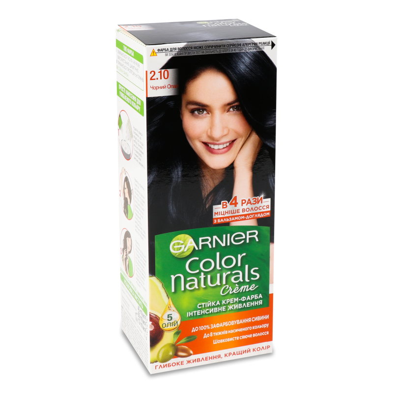 Крем-фарба д/волосся Колор Нейчералс 2.10 арт600401 Гарньє
