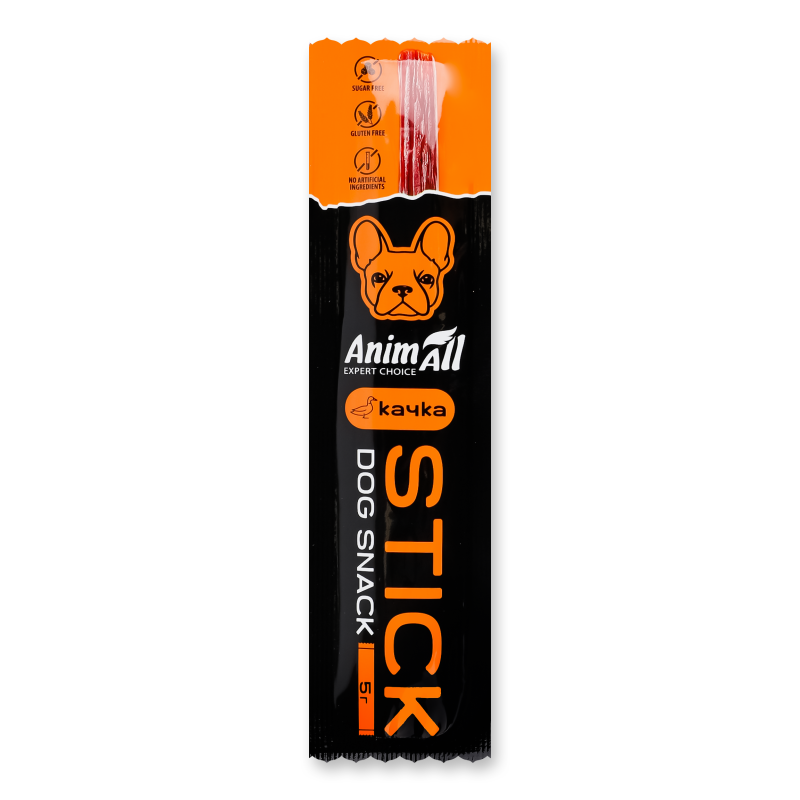 Ласощі д/собак Стік з качкою 5г AnimAll