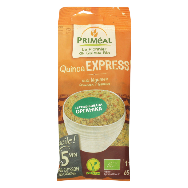 Кіноа з овочами органічна Primeal м/у