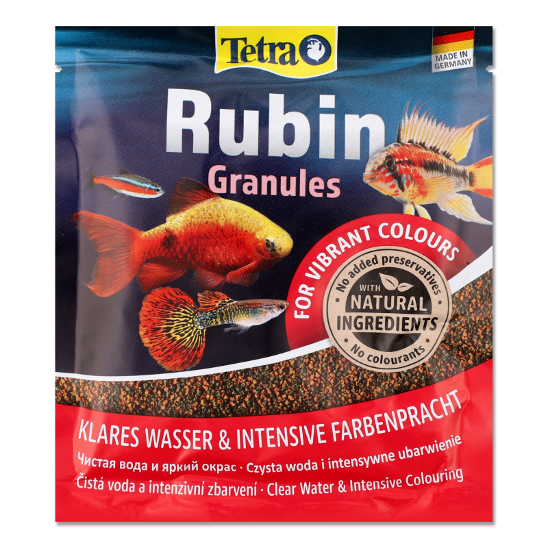 Корм д/акваріумних риб Rubin д/яскравого забарвлення гранули 15г Tetra