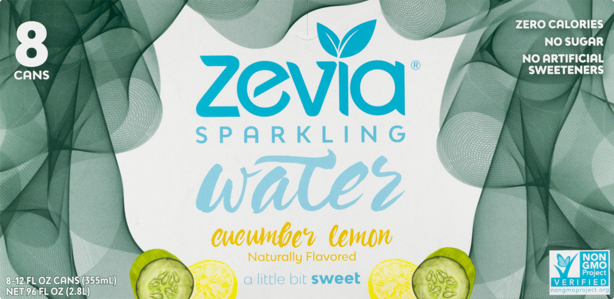 Zevia Sparkling Water Cucumber Lemon 8 CT Zevia(849429000372) customers reviews