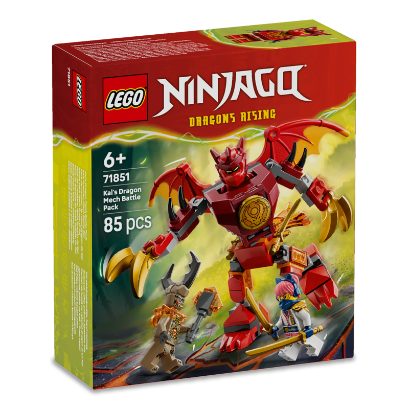 Конструктор Ninjago Бойовий набір робота Дракона Кая Lego