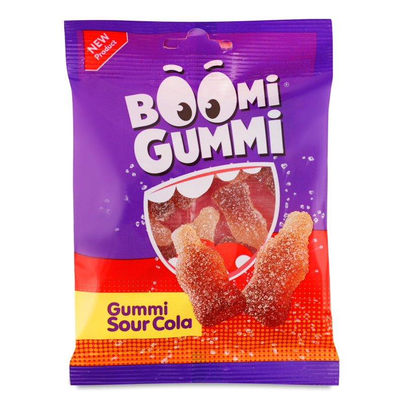 Цукерки желейні Sour Cola 70г Boomi Gummi