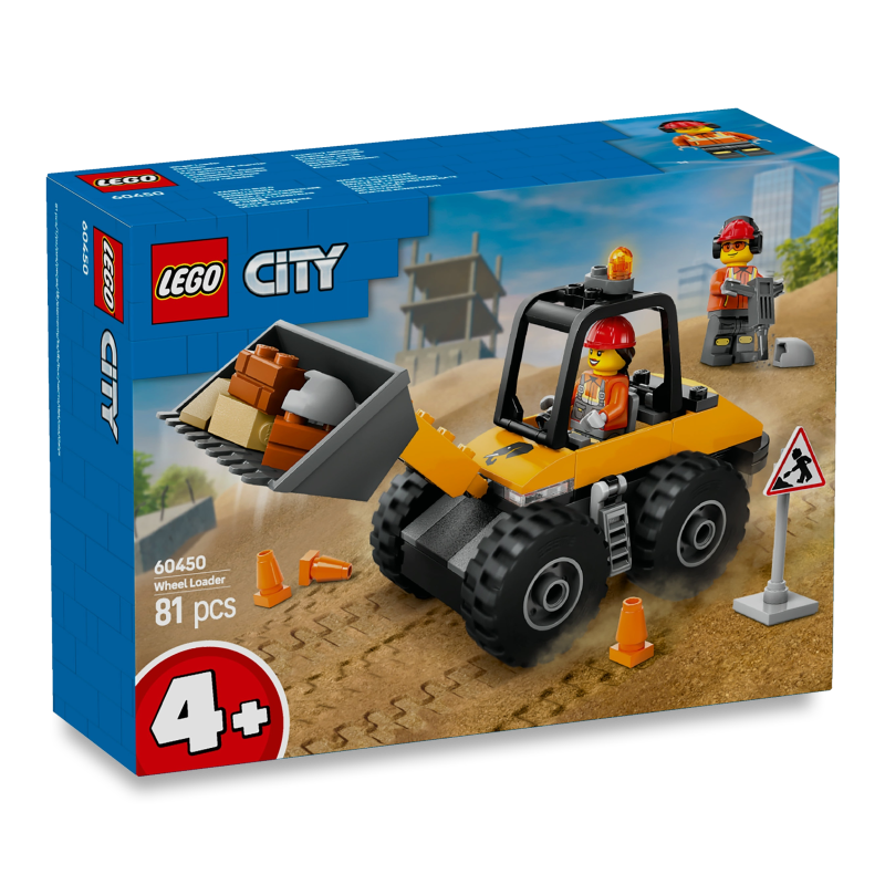 Конструктор City Жовтий будівельний автонавантажувач Lego