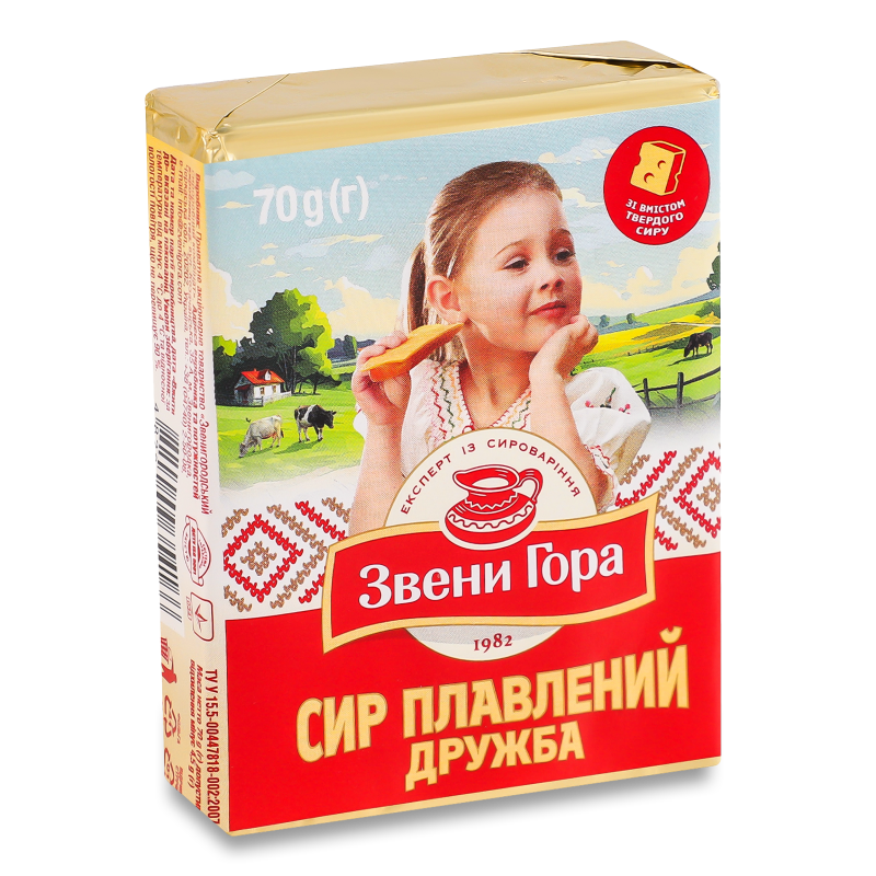 Cир плавлений Дружба 36% 70г Звени Гора