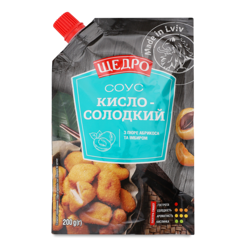Соус Кисло-солодкий 200г д/п Щедро